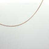 Delicate Rose Gold Cable Chain Necklace