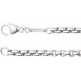 Sterling silver Rounded Box chain